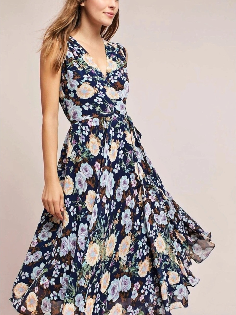 NWT Anthropologie x Yumi Kim Bouquet Midi Dress - Size Medium